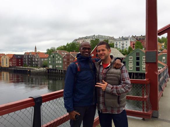 Alex and Mike on Gamle Bybro