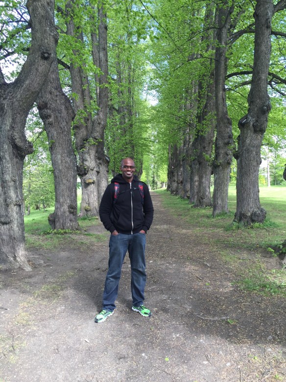 Alex on the St Olav Trail